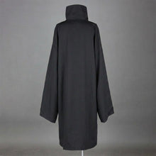 Load image into Gallery viewer, Black Cosplay Cloak with High Stand Collar  Red Cloud Wide Sleeve Long Robe Halloween Outfit