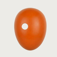 Load image into Gallery viewer, Orange Swirl Full Face Mask Single Eye Hole Mysterious Spiral Vortex Costume Props