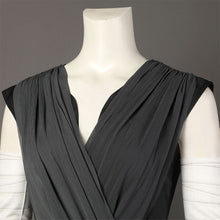 Load image into Gallery viewer, Star Wars The Rise of Skywalker Rey Full Set Cosplay Halloween Costume Black Dress