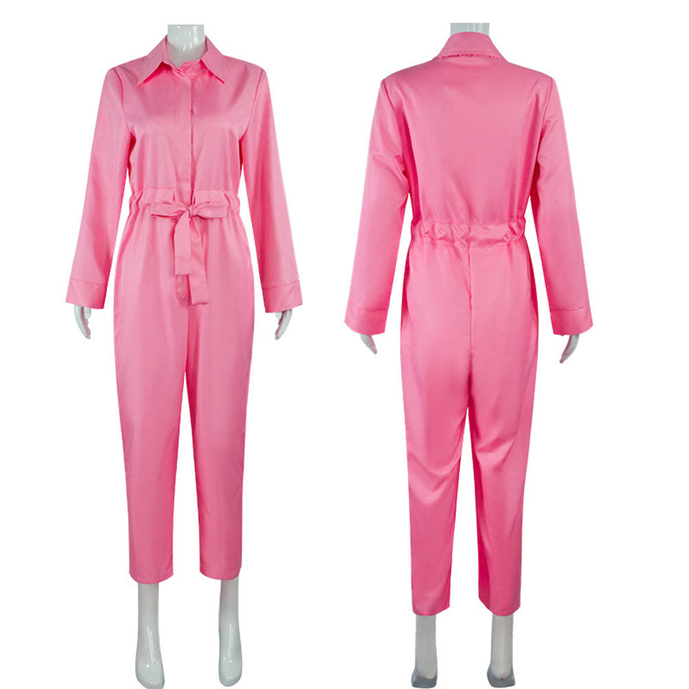 Women and Kids Barbie Costumes Barbie Cosplay Pink Cheerleaders Set