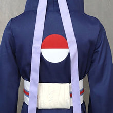 Load image into Gallery viewer, Anime Halloween Costumes High Collar Blue Robe Ninja Assassin Costume Full Set Cosplay Outfit for Men and Kids