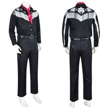Load image into Gallery viewer, Men and Kids Barbie Costumes Ken Black Uniform Cosplay Set