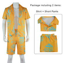 Load image into Gallery viewer, Men and Kids Barbie Costumes Ken Stripe Beachwear Cosplay 2PCS