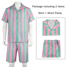 Load image into Gallery viewer, Men and Kids Barbie Costumes Ken Stripe Beachwear Cosplay 2PCS