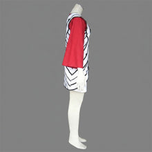 Load image into Gallery viewer, White Wrapped Dress, Single Red Long Sleeve and Shorts Ninja Cosplay Outfits