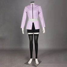 Load image into Gallery viewer, Classic Anime Lavender High Neck Zip Jacket with Light Green Belt  Style for Women and Kids