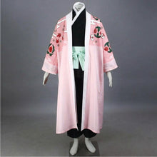 Load image into Gallery viewer, Men and Kids Anime Captain Cosplay Costume with Pink Floral Kimono Full Outfit