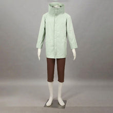 Load image into Gallery viewer, Anime Cosplay Costume Light Green High Collar Jacket with  Brown Cropped Pants Japanese Ninja Set For Men and Kids
