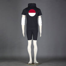 Load image into Gallery viewer, Anime Ninja Cosplay Bodysuit Navy Blue High Collar Jumpsuit with Red Waist Sash