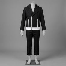 Load image into Gallery viewer, Anime-Inspired Ninja Costume Black Functional Zip Jacket and Cuffed Trousers Set