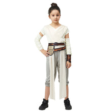 Load image into Gallery viewer, Star Wars The Rise of Skywalker Rey Full Set Cosplay Halloween Costume For Kids