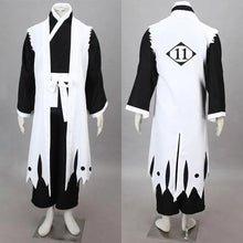 Load image into Gallery viewer, Men and Kids Anime Cosplay Kimono Outfit with Tattered White Cloak Samurai Uniform Full Set