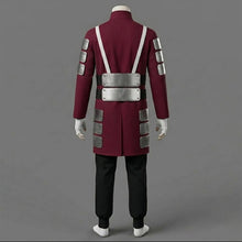 Load image into Gallery viewer, Red Ninja Warrior Uniform with Faux Armor Plates Costume Cosplay 2nd Set