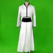 Load image into Gallery viewer, White Long Robe with Black Trim Full Set, Men &amp; Kids Halloween Anime Villain Cosplay Costume for Comic Con