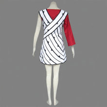 Load image into Gallery viewer, White Wrapped Dress, Single Red Long Sleeve and Shorts Ninja Cosplay Outfits