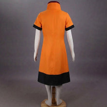 Load image into Gallery viewer, Orange Flame Haori Robe Kanji Uniform Cloak Halloween