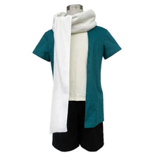 Load image into Gallery viewer, Men and Kids Anime Ninja T-Shirt and Long Cardigan Set with White Scarf Cosplay Costume