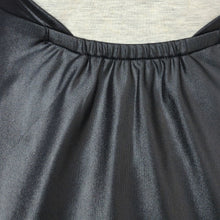 Load image into Gallery viewer, Sexy High Neck Front Zipper Black Faux Leather Halter Dress with Shorts Ninja Costume for Women Halloween