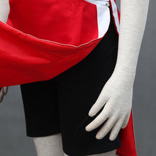 Load image into Gallery viewer, Women and Kids Red Qipao Cheongsam Dress with White Circle Pattern Anime Ninja Style