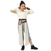 Load image into Gallery viewer, Star Wars The Rise of Skywalker Rey Full Set Cosplay Halloween Costume For Kids