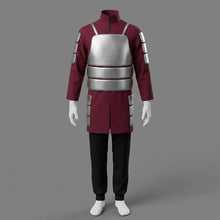 Load image into Gallery viewer, Red Ninja Warrior Uniform with Faux Armor Plates Costume Cosplay 2nd Set