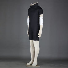 Load image into Gallery viewer, Anime Ninja Cosplay Bodysuit Navy Blue High Collar Jumpsuit with Red Waist Sash