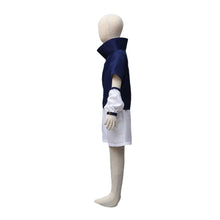 Load image into Gallery viewer, Two-Piece Navy and White  Fan Symbol Anime Ninja Cosplay Outfit
