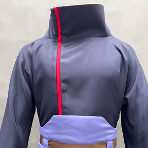 Naruto Costume Amegakure Ninja Pain Ajisai Cosplay Cloak Robe with Headband Men and Kids