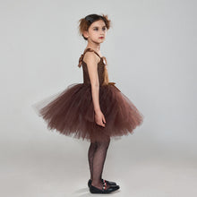 Load image into Gallery viewer, Kids Star Wars Costume Princess Chewbacca Dress Cosplay Brown Dress for Halloween