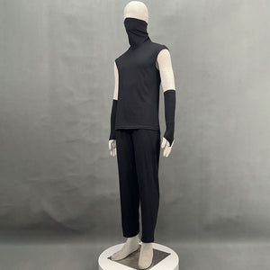 Naruto Costumes Anbu Hatake Kakashi Cosplay Mask Shirt full White Outfits for Men and Kids