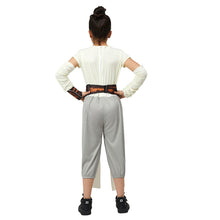 Load image into Gallery viewer, Star Wars The Rise of Skywalker Rey Full Set Cosplay Halloween Costume For Kids