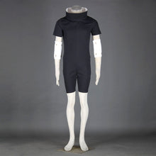 Load image into Gallery viewer, Anime Ninja Cosplay Bodysuit Navy Blue High Collar Jumpsuit with Red Waist Sash