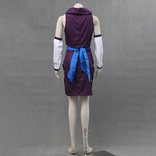 Load image into Gallery viewer, Purple Slim Dress with Cowl Neck and White Sleeves Set Anime Ninja Style
