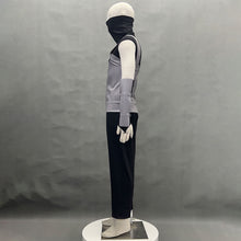 Load image into Gallery viewer, Naruto Costumes Hatake Kakashi Anbu Cosplay Mask Shirt Gray full Outfits for Men and Kids