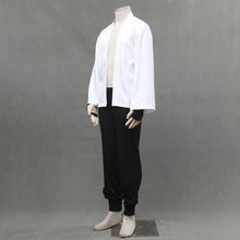 Load image into Gallery viewer, White Open-Front Kimono with Purple Rope Belt Set Anime Ninja Cosplay Costume