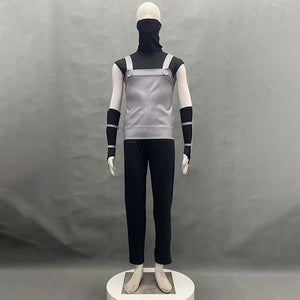 Naruto Costumes Hatake Kakashi Anbu Cosplay Mask Shirt Gray full Outfits for Men and Kids