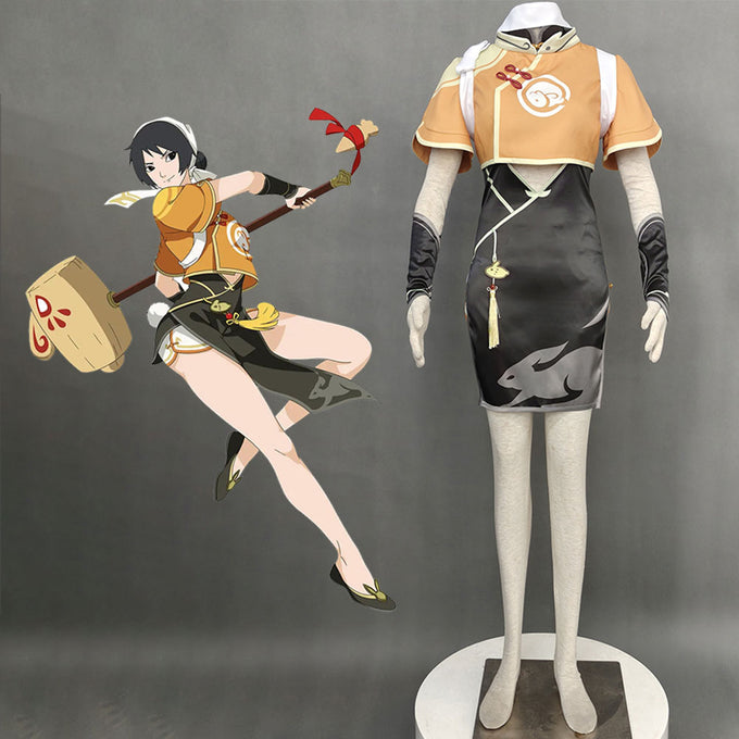 Anime Naruto Mobile Halloween Cosplay Kurotsuchi Cheongsam Outfit for Women and Kids