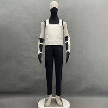 Load image into Gallery viewer, Naruto Costumes Anbu Hatake Kakashi Cosplay Mask Shirt full White Outfits for Men and Kids