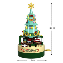 Load image into Gallery viewer, Christmas Tree Music Box Toy DIY Brick Building Block Christmas Gift