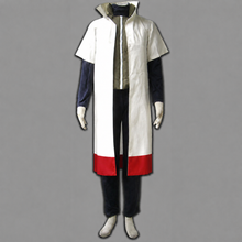 Load image into Gallery viewer, 3PCS Yellow Flash Fourth Village Leader White Cloak Cosplay Costume for Men Kids