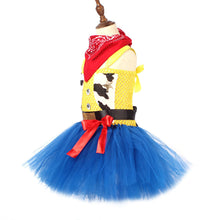 Load image into Gallery viewer, Kids Girl Toy Story Costume Jessie Dress with Hat Set Birthday Party Cosplay Outfit Suit for Halloween
