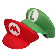 Load image into Gallery viewer, Kids Girl The Super Mario Bros Costume Blue Dress with Hat Set Birthday Party Cosplay Outfit Suit for Halloween