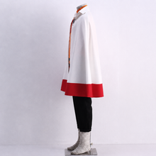 Load image into Gallery viewer, Anime Orange Ninja Seventh Village Leader Cosplay Costume White Cloak for Adults Kids