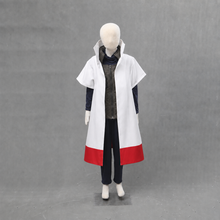 Load image into Gallery viewer, 3PCS Yellow Flash Fourth Village Leader White Cloak Cosplay Costume for Men Kids