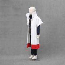 Load image into Gallery viewer, 3PCS Yellow Flash Fourth Village Leader White Cloak Cosplay Costume for Men Kids