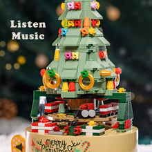 Load image into Gallery viewer, Christmas Tree Music Box Toy DIY Brick Building Block Christmas Gift