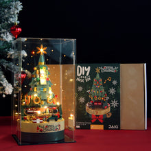 Load image into Gallery viewer, Christmas Tree Music Box Toy DIY Brick Building Block Christmas Gift