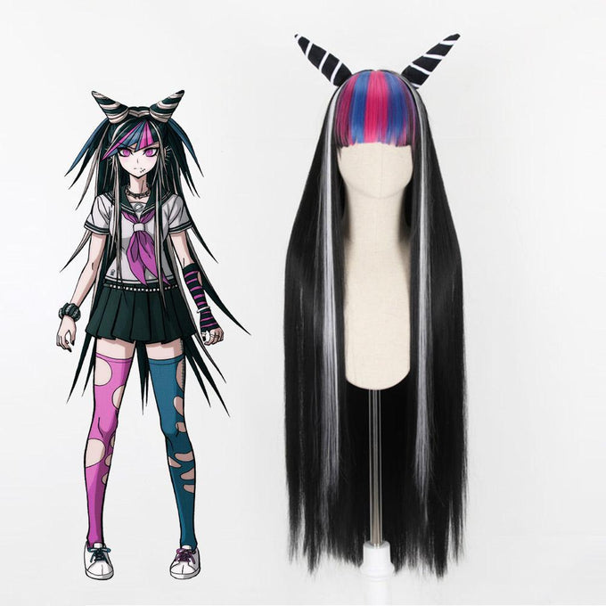 Danganronpa Costume Mioda Ibuki Cosplay Wig Heat Resistant Sythentic Hair