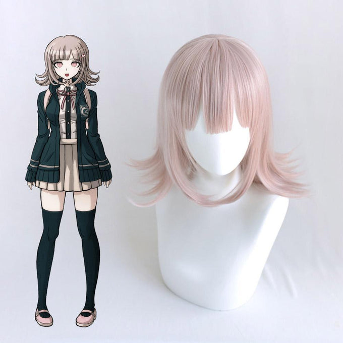 Danganronpa Costume Nanami ChiaKi Cosplay Wig Heat Resistant Sythentic Hair 
