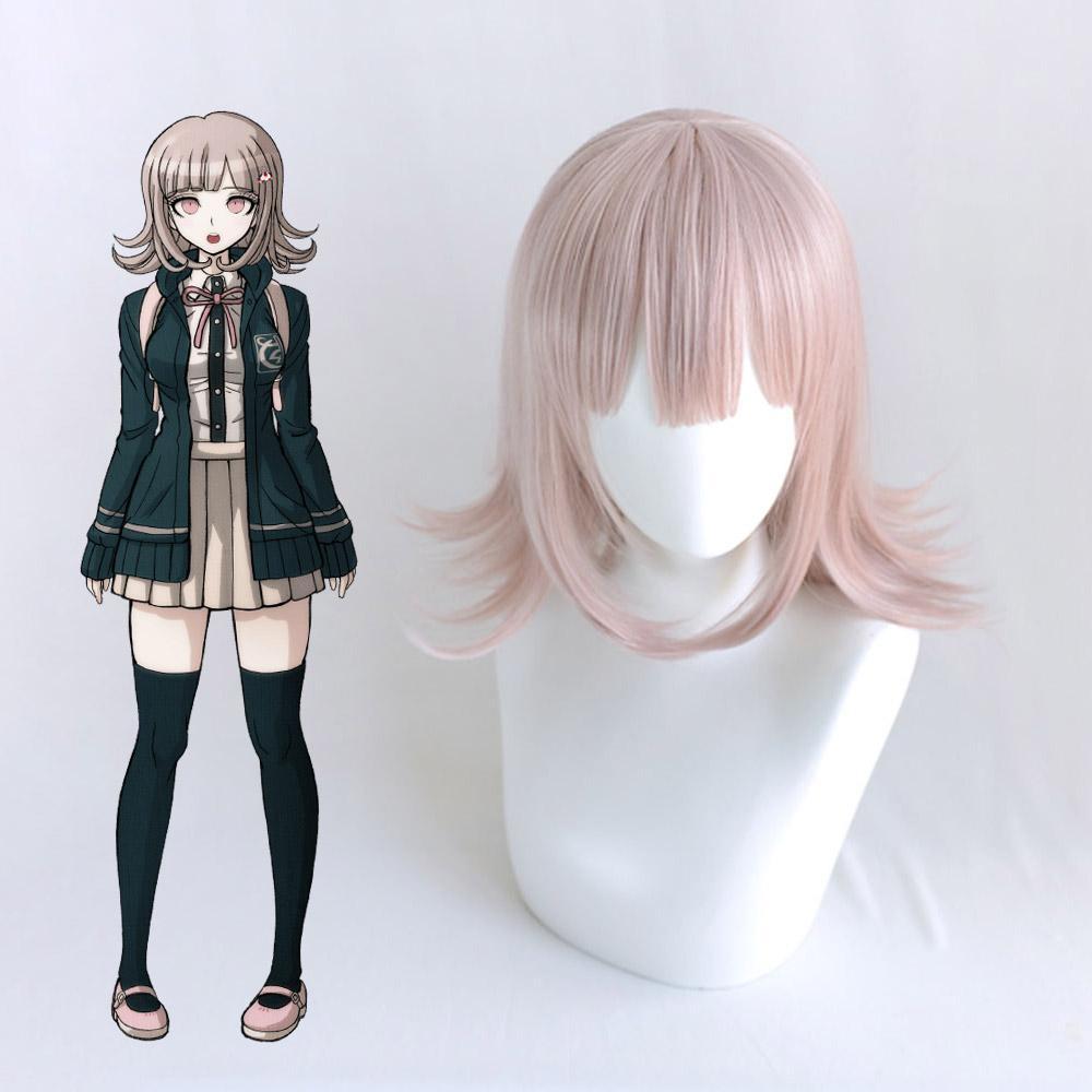 Danganronpa Costume Nanami ChiaKi Cosplay Wig Heat Resistant Sythentic Hair 
